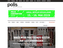 Tablet Screenshot of polis-magazin.com